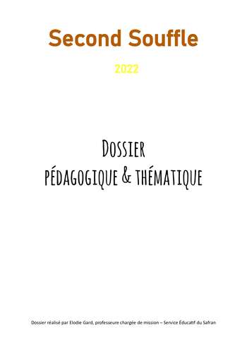 visuel dossier pédagogique visuel dossier pédagogique