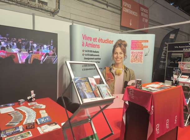 Stand Amiens Métropole Salon de l'Orientation 2025-2026