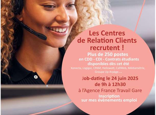 Affiche Job Dating © CRC Affiche Job Dating © CRC