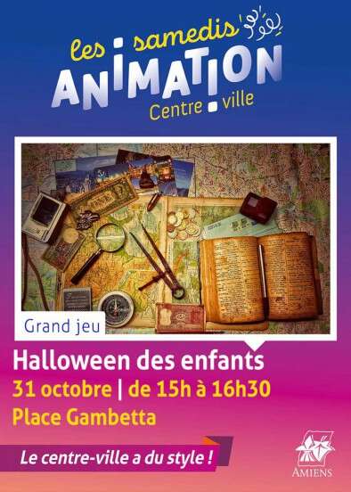 Grand jeu - Halloween pour enfant © Amiens Métropole