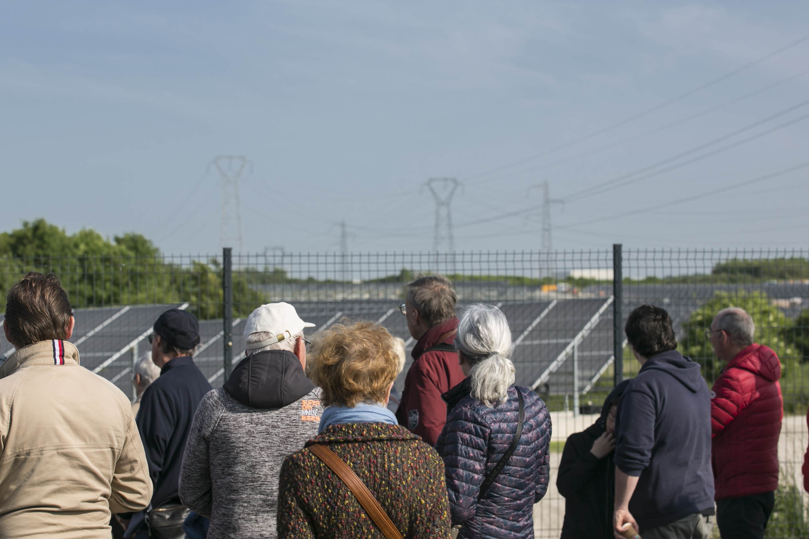 Balade urbaine du 27 mai, ferme solaire © Noémie Laval