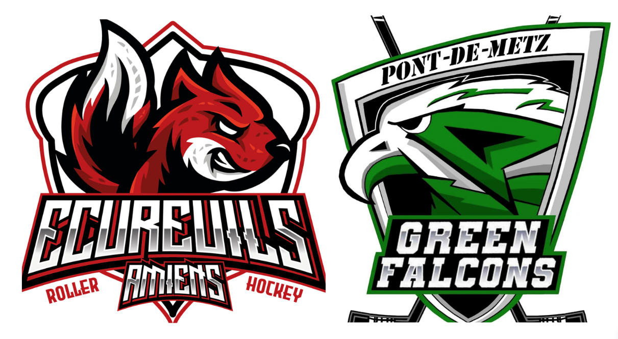 Logo roller Écureuils et Green Falcons © DR