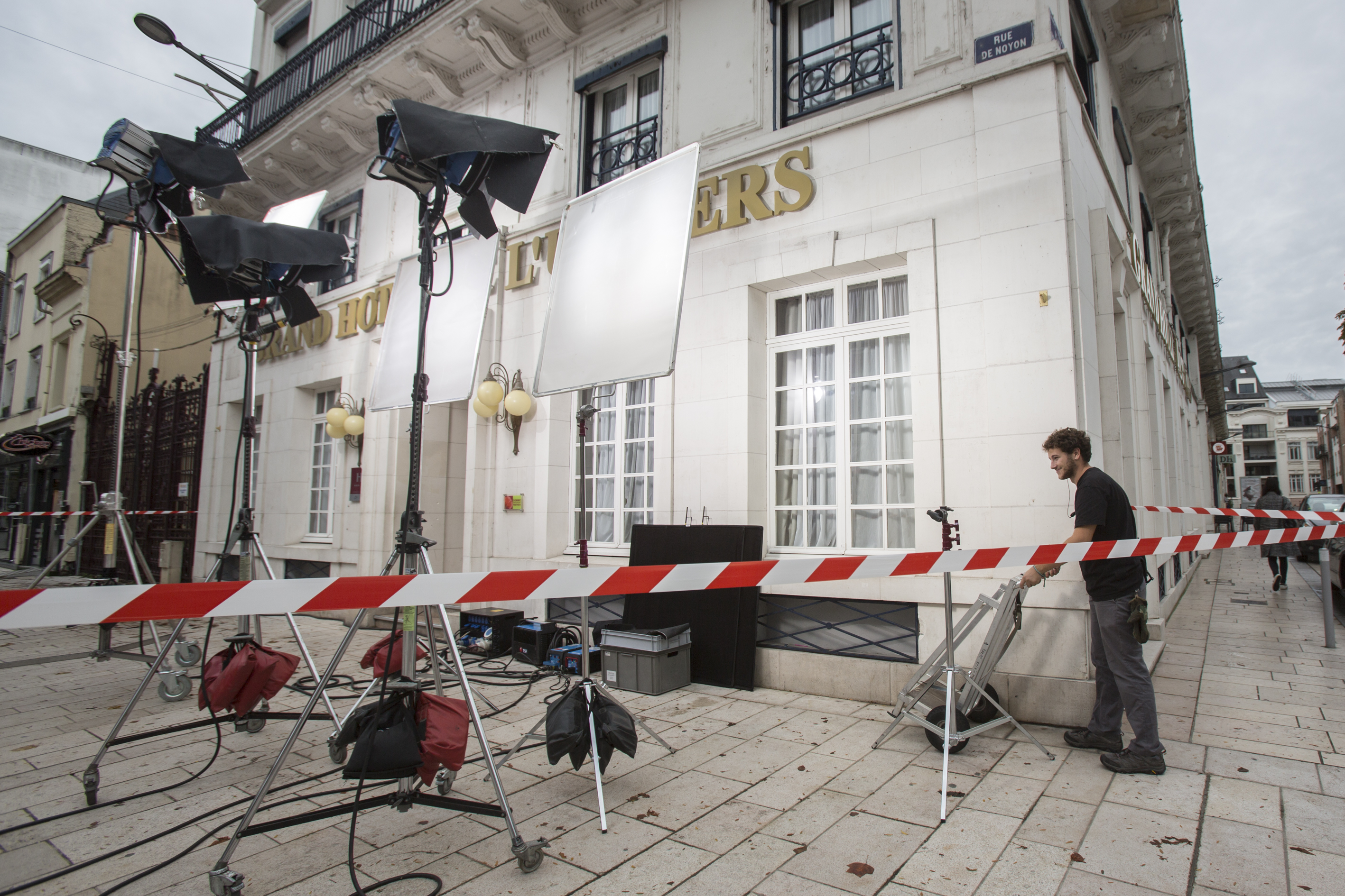 Le tournage de Sous le vent des Marquises à Amiens © Noémie Laval