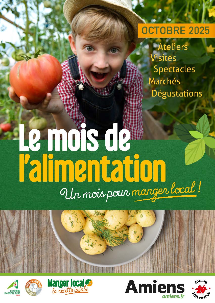 Couverture programme manger local 2025 © Amiens Métropole