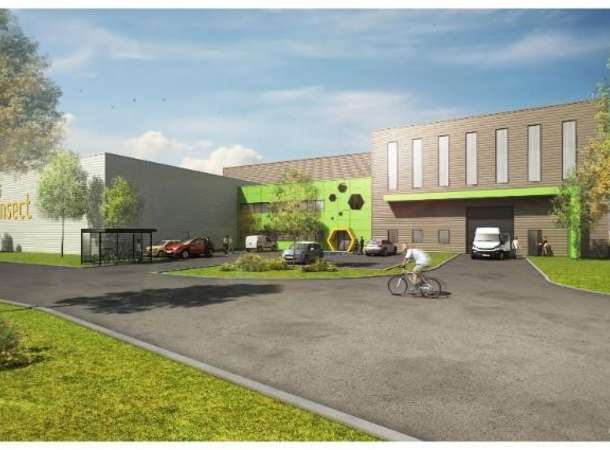 Modelisation 3D d'une usine © Ynsect Modelisation 3D d'une usine © Ynsect